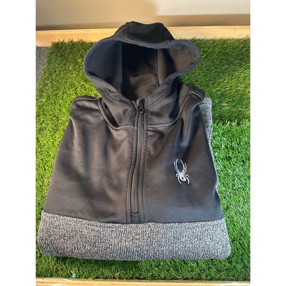 Mens NEW Spyder Jacket Pullover 1/4 Zip Size Large - Picture 1 of 5